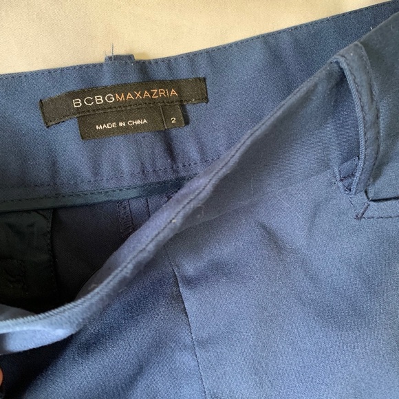 BCBG Max Azria Pants 2 Wide Leg Culottes Crop - Picture 6 of 7